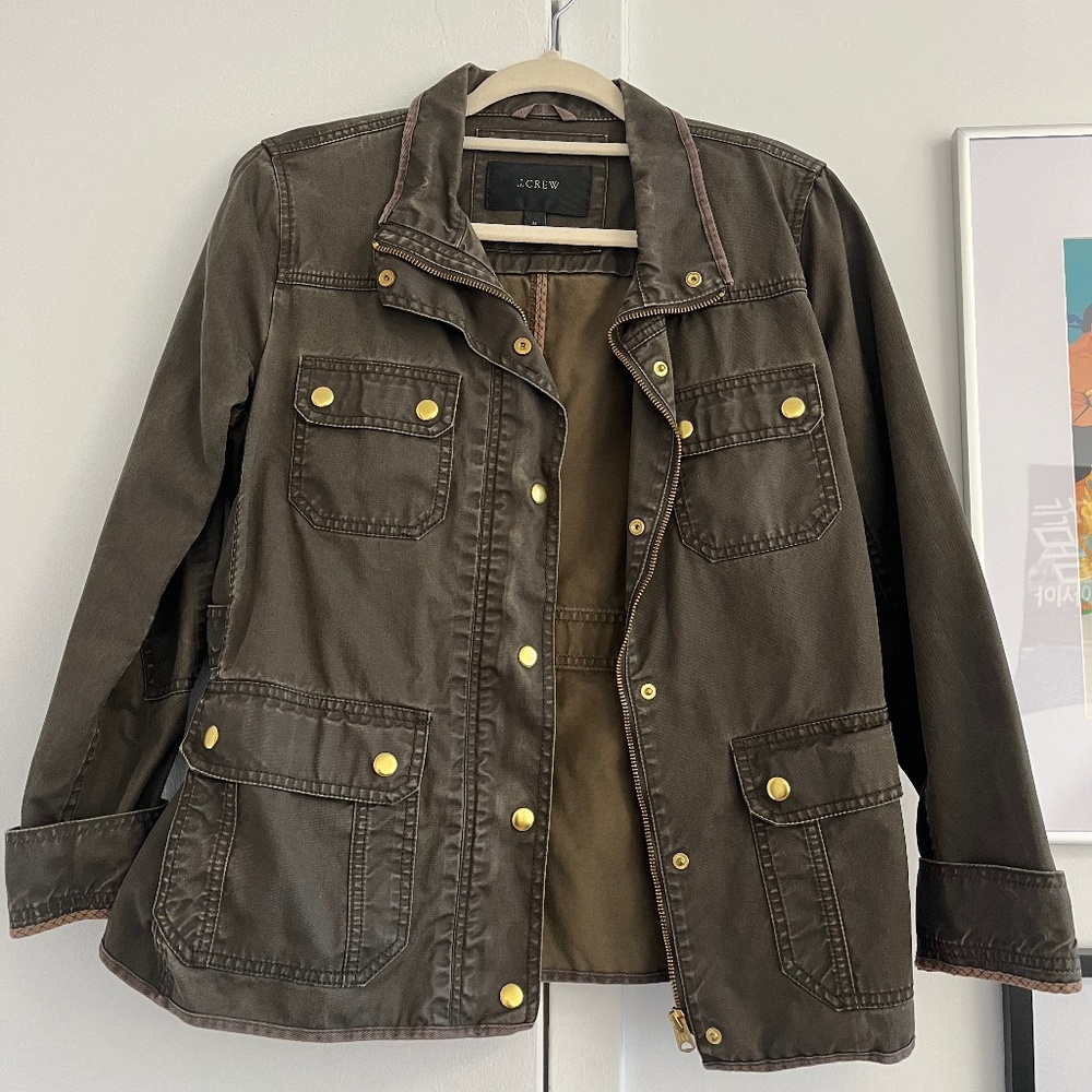 J.Crew Olive Green Field Jacket